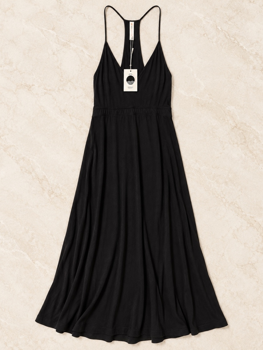 Anthropologie Daily Practice Black Maxi Dress XS Sleeveless
